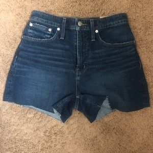 Madewell  high rise Denim shorts